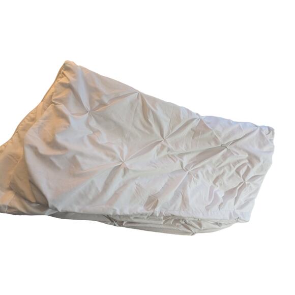 SWEET HOME COLLECTION! SUPER SOFT WHITE, TUFTED, 100% POLY DUVET COVER! SZ FL/QN - Picture 7 of 12